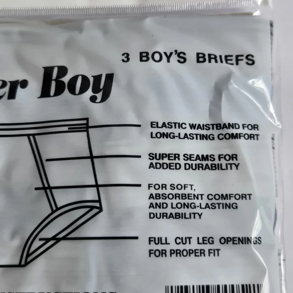 NEW Lot Of 3 3-packs Boys BRIEFS‎ Size LARGE 12-14 Assorted Colors Super Boy